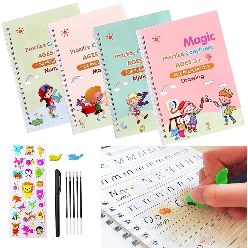 4 in 1 Kids Magic Learning Book