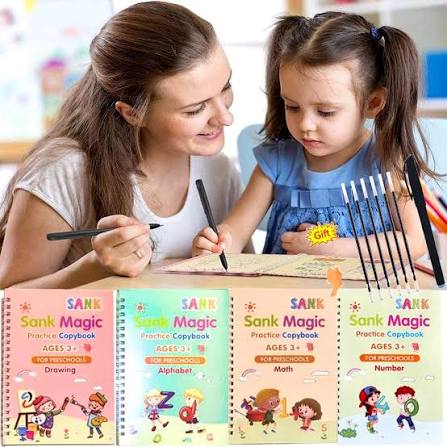 4 in 1 Kids Magic Learning Book