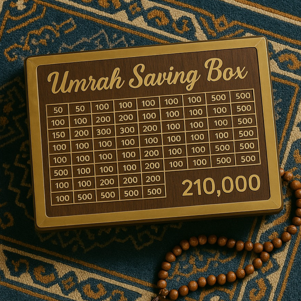 Umrah Saving Box | 210,000 Savings