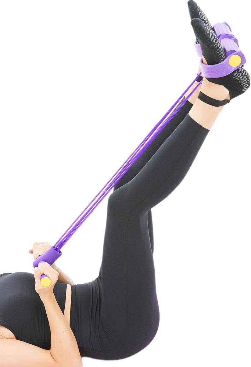 💪 4-Tube Abdominal Exerciser | Resistance Fitness Tool