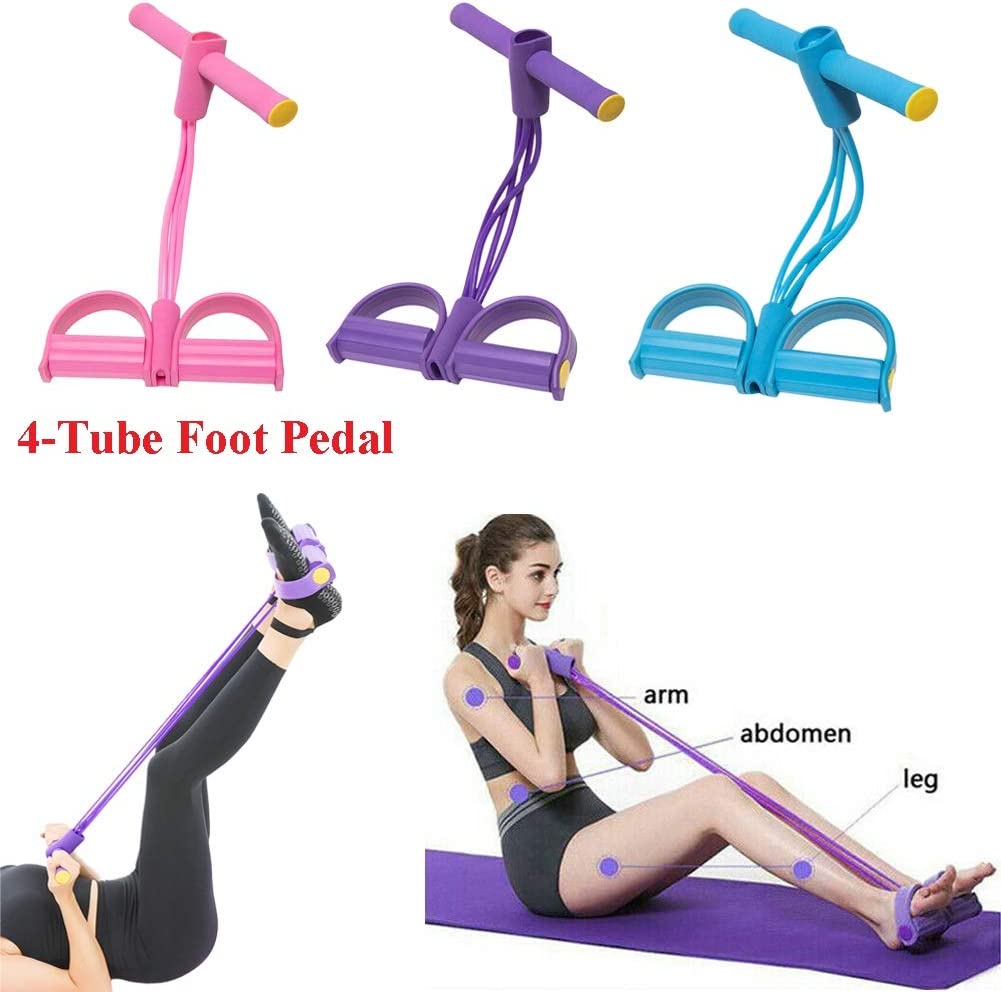 💪 4-Tube Abdominal Exerciser | Resistance Fitness Tool