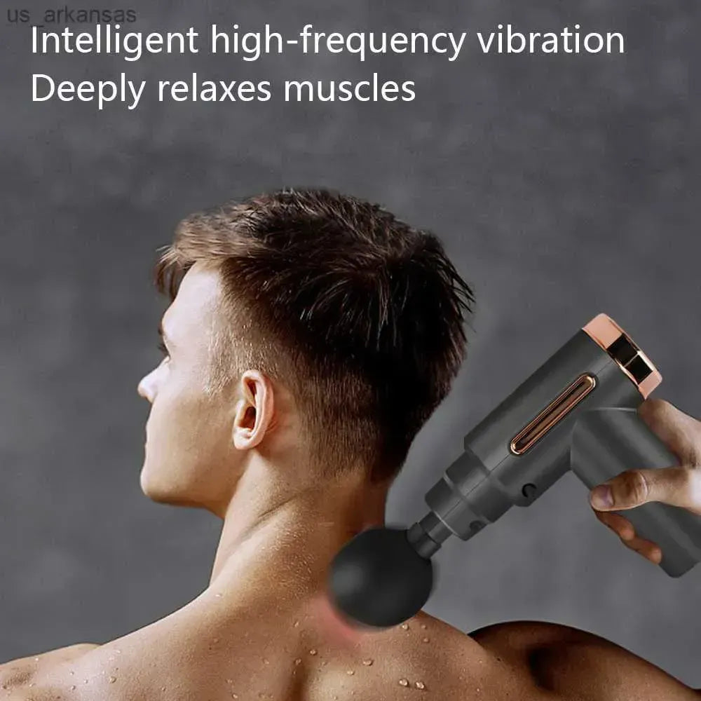 4 in 1 Rechargable Gun Body Massager with Free Gift 🎁 |6 Speed Control|