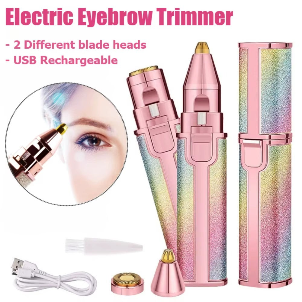 2 in 1 eye brow trimer