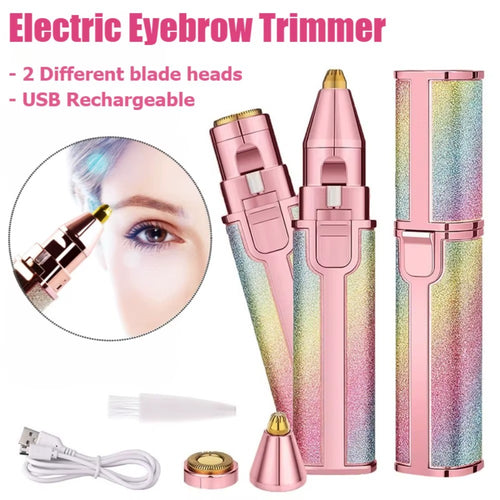 2 in 1 eye brow trimer