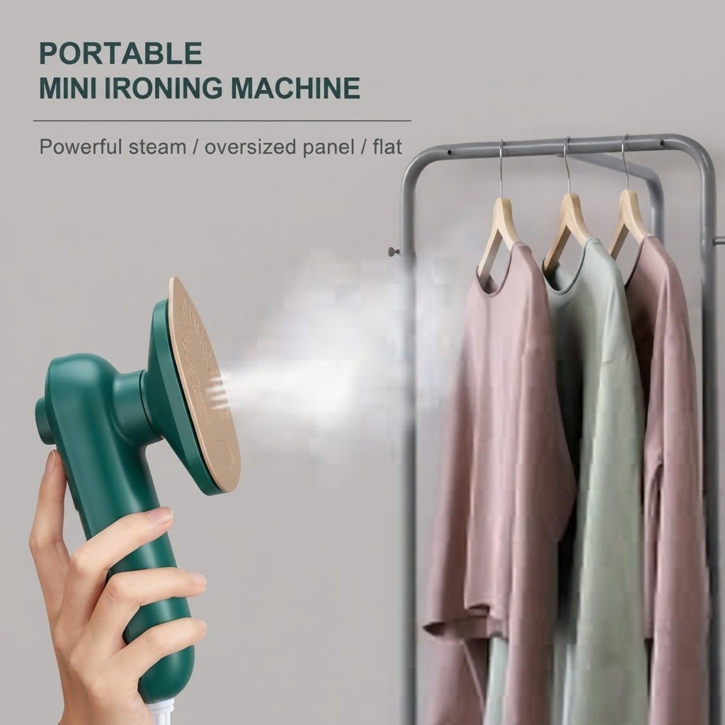 Mini Portable Electric Steam Iron | 1 Months Warranty & Allow to Open Parcel 📦