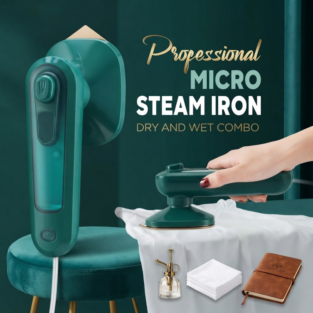 Mini Portable Electric Steam Iron | 1 Months Warranty & Allow to Open Parcel 📦