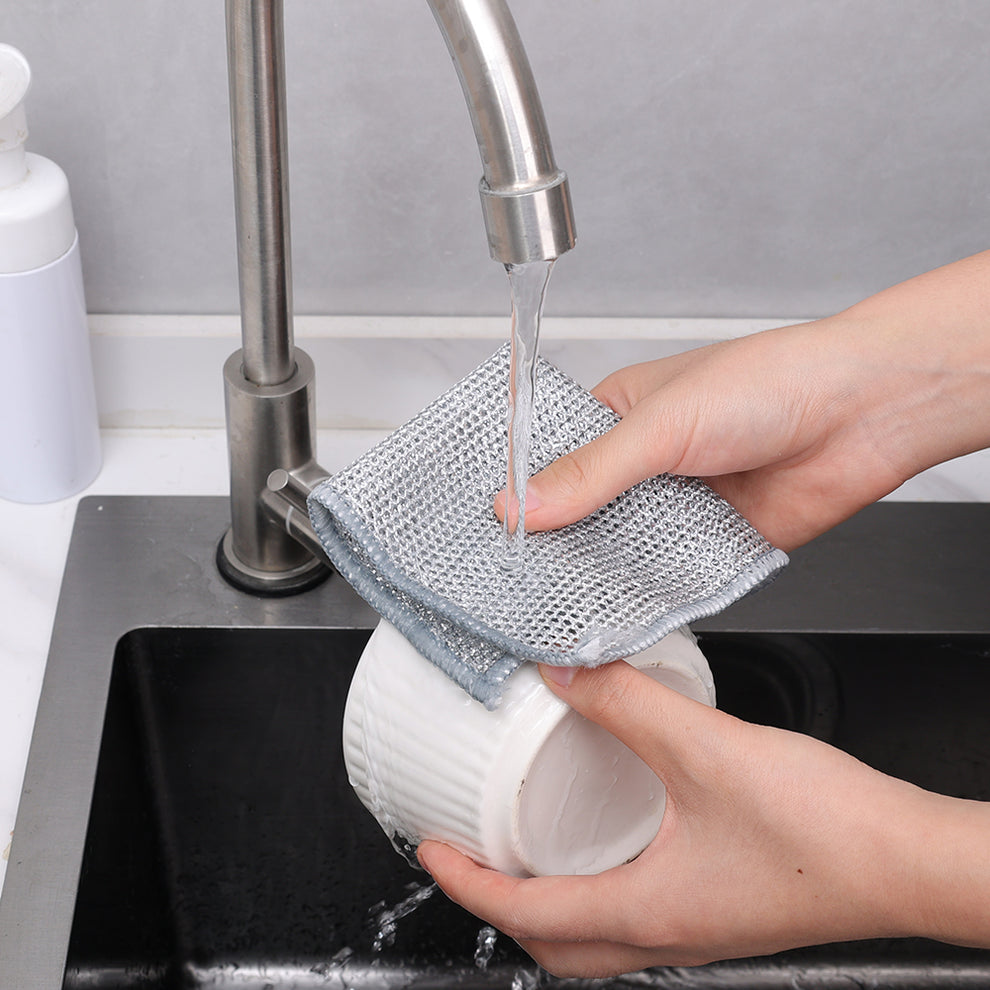 Kitchen Steel Wire Cleaning Cloth(Pack of 10)