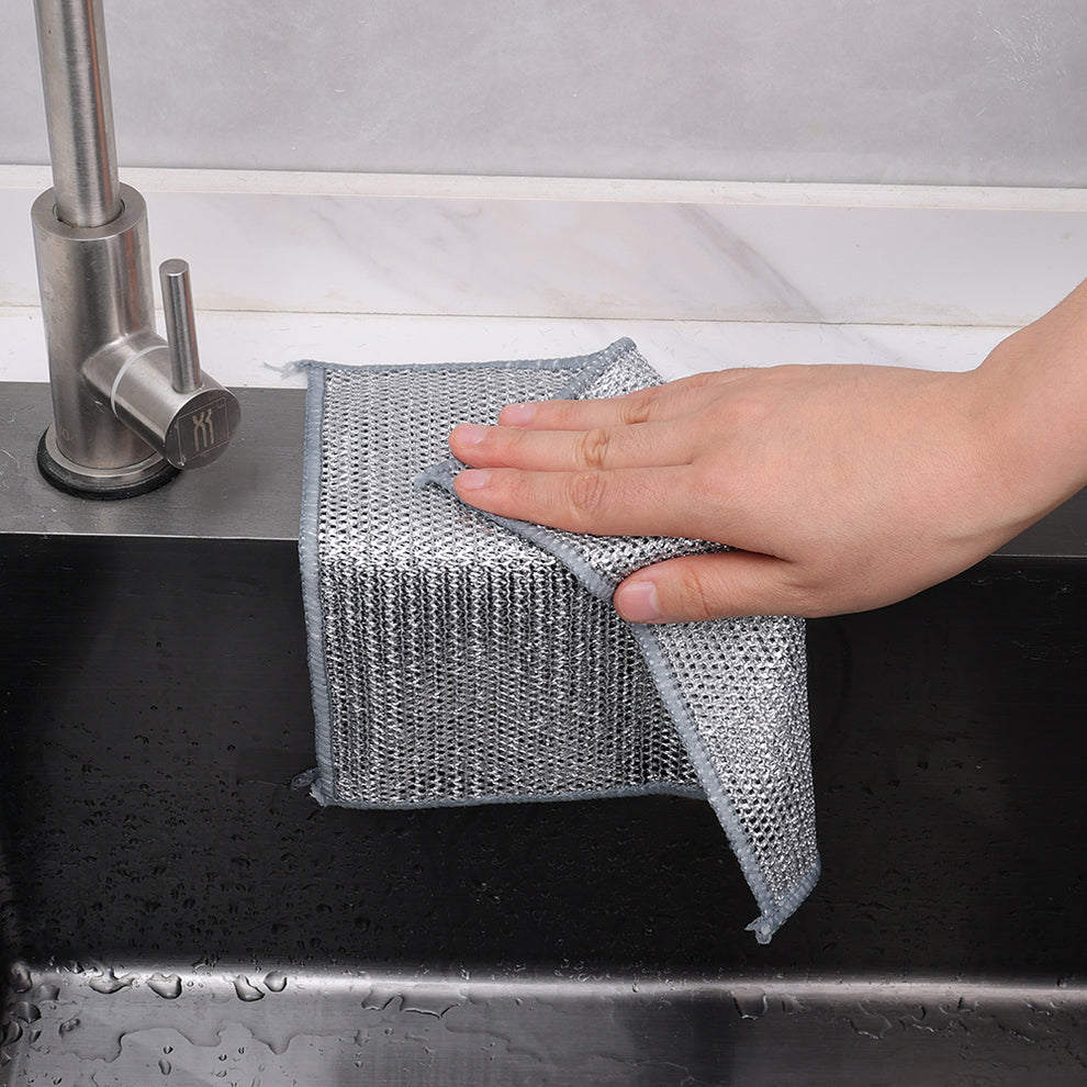 Kitchen Steel Wire Cleaning Cloth(Pack of 10)