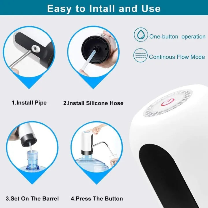 AutoMatic Water Dispenser Pump | Easy to Use on Bottles | Allow To Open Parcel 📦