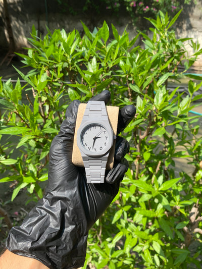 Grey Arabic Aura Watch
