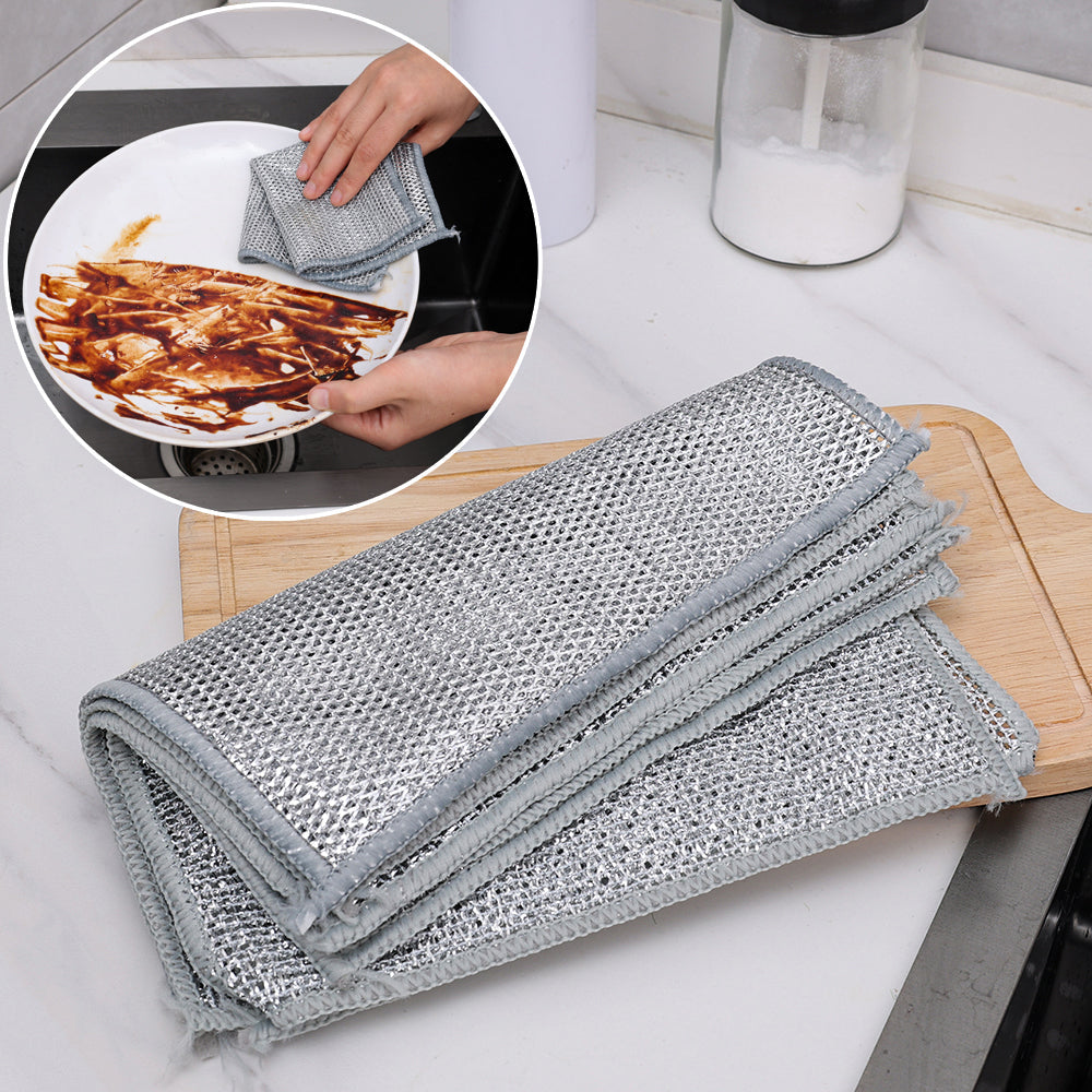 Kitchen Steel Wire Cleaning Cloth(Pack of 10)