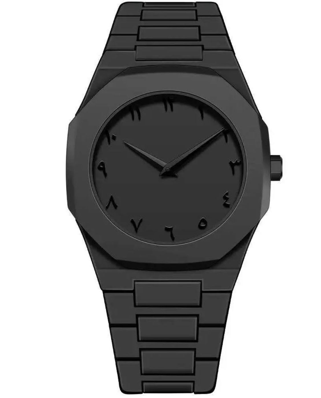 Black Arabic Aura Watch
