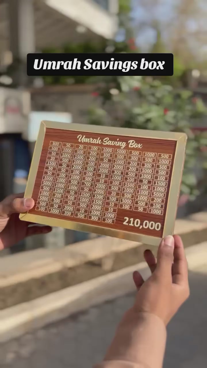 Umrah Saving Box | 210,000 Savings