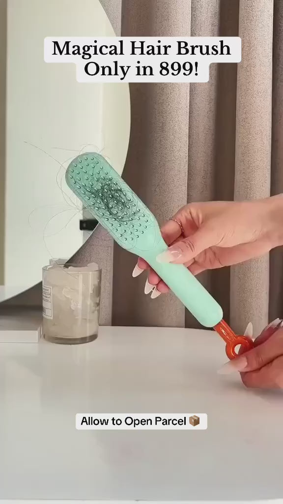 Magical Self Cleaning Hair Brush